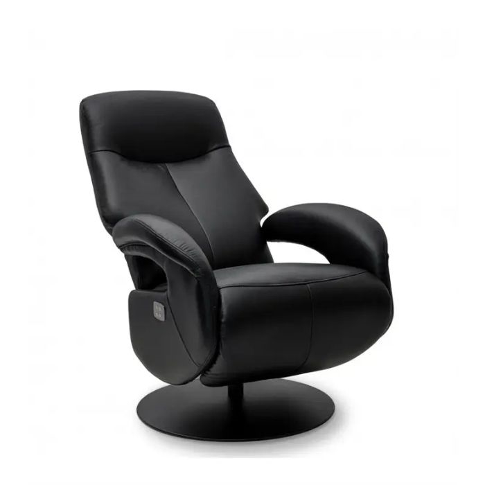 Bull Lænestol med 2 motor,  Sort