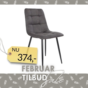 Middelfart Spisebordsstol Mørkegrå