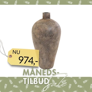 Corvo Terracotta Dekorationskrukke 60 cm høj