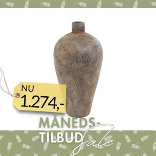 Corvo Terracotta Dekorationskrukke 80 cm høj