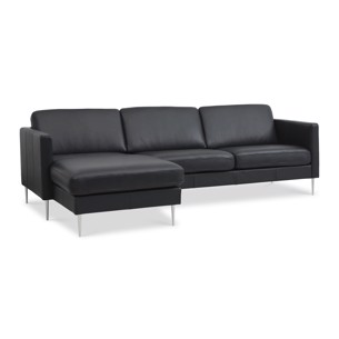 Ask Chaiselong sofa i enkelt, tidløst design semianilin Tilpas din ny