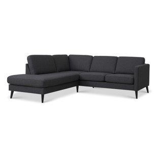Ask sofa open-end Anthracite/sort