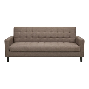 Milton Sovesofa – Brun Polyester & Opbevaring