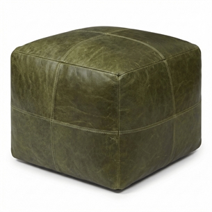 Tenna Footstool 50x50 cm Green