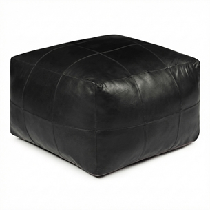 Tenna Footstool 60x60 cm Black