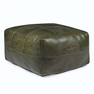 Tenna Footstool 75x75 cm Green