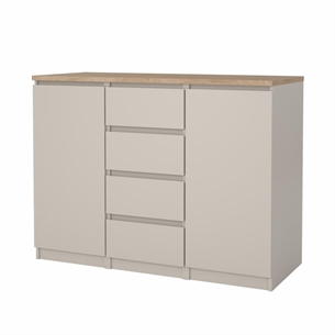 Naia Skænk - Cashmere/Jackson Hickory