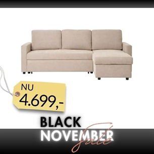 Belfast Chaiselong Sovesofa 