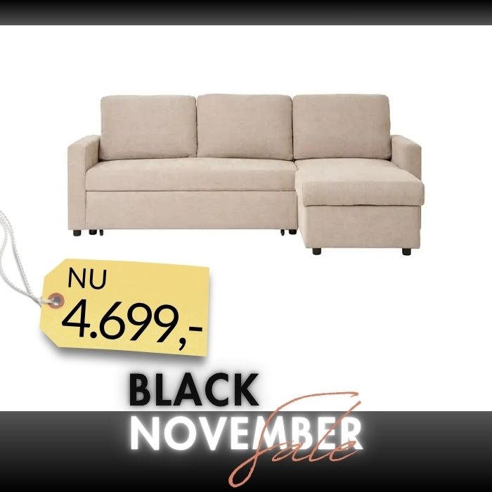 Belfast Chaiselong Sovesofa 