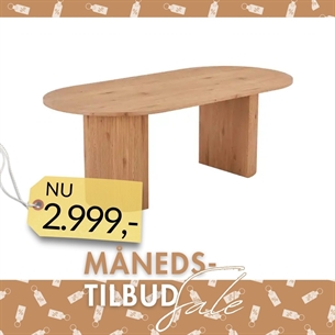 Boavista Spisebord, 210*100 Natur