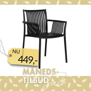 Tulsa Havestol - sort