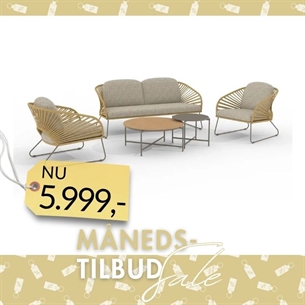 Novella Loungesæt - beige og sand