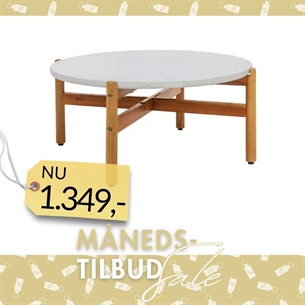 Terracina Sofabord d:84,5 cm h:38,5 cm