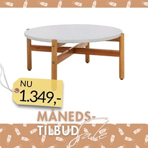 Terracina Sofabord d:84,5 cm h:38,5 cm