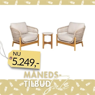 Terracina Havemøbelsæt - 2 stole