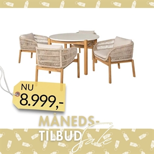 Terracina Havemøbelsæt - 4 stole