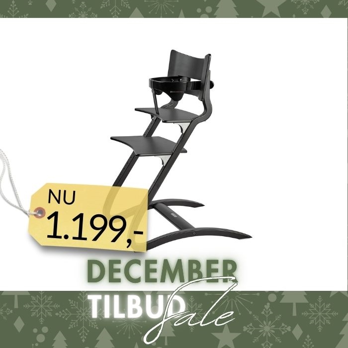 Leander Classic™ højstol inkl. bøjle, Sort