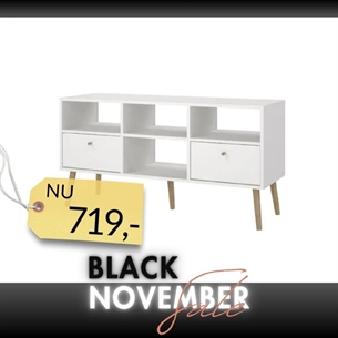 Bodo TV-møbel 2 skuffer - Hvid