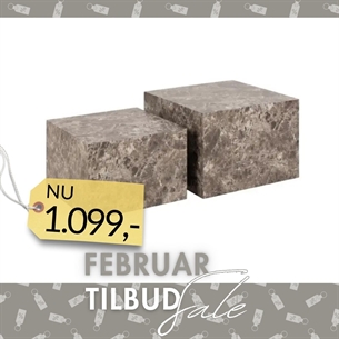 Dice Sofabordssæt - Lysebrun