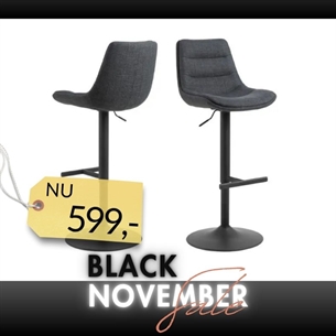 Adisa Barstol - Mørkegrå