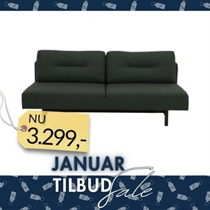 Malling Sovesofa – Grøn Spirit Stof & Udtræksseng
