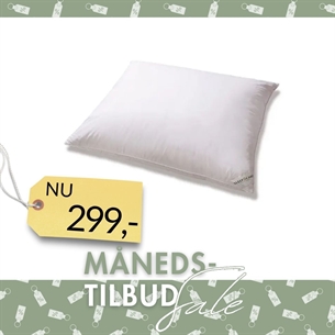 Nordic Heaven Gåsedunspude – Model Comfort (60 x 63 cm)