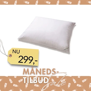 Nordic Heaven Gåsedunspude – Model Comfort (60 x 63 cm)