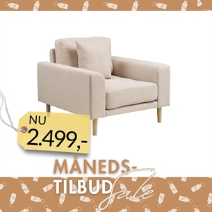 Lido Loungestol, sandfarvet