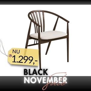 Agustin Spisebordsstol, Egetræ, Smoked/sand