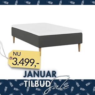 Nordic Heaven Essential 3/4 Boksmadras (140 cm.) - Antracit