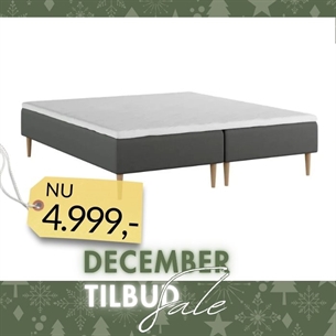 Nordic Heaven Essential Dobbelt Boksmadras - Antracit