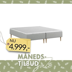Nordic Heaven Essential Dobbelt Boksmadras - Lysgrå