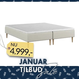 Nordic Heaven Essential Dobbelt Boksmadras - Sand (bestillingsvare: 3-4 uger)
