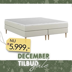 Nordic Heaven Essential Dobbelt Kontinentalseng (180 x 200 cm.) - Sand