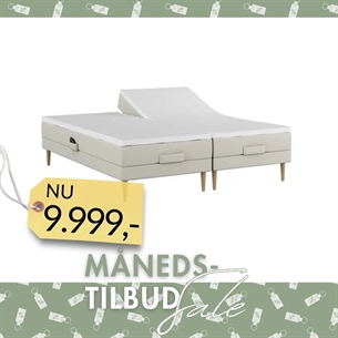 Nordic Heaven Dobbelt Elevationsseng - Sand