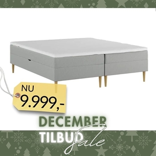 Nordic Heaven Comfort Dobbelt Magasinseng – Lysgrå