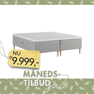 Nordic Heaven Comfort Dobbelt Magasinseng – Lysgrå