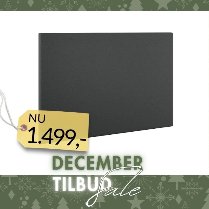 Nordic Heaven Glide Sengegavl (180 cm) - Antracit