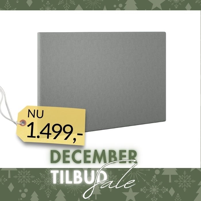 Nordic Heaven Glide Sengegavl (180 cm) - Lysgrå