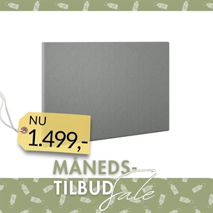 Nordic Heaven Glide Sengegavl (180 cm) - Lysgrå