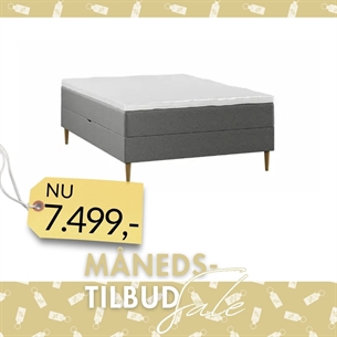 Nordic Heaven Comfort 3/4 Boksmadras m/opbevaring - Antracit