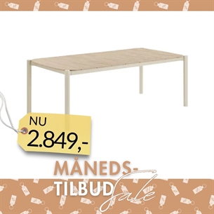 Abela Havebord, sand/natur