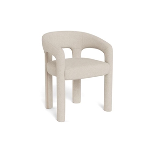 Cole spisebordsstol med armlæn, beige