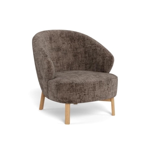 Darlene lounge stol, støvbrun 