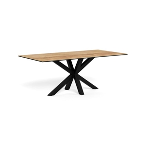 Heaven spisebord, Top vild eg ru keramik/glas - 200 x 100 cm