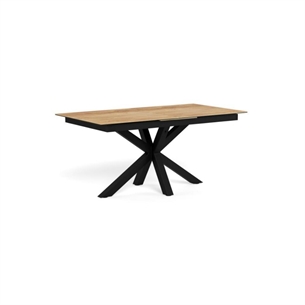 Heaven spisebord, Top vild eg ru keramik/glas - 168/210 x 90 cm