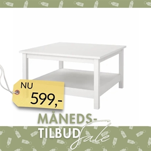 Madrid Sofabord - Hvid