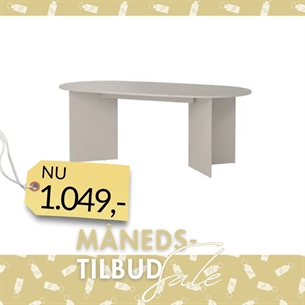 Family spisebord - cashmere, 100 x 200 cm