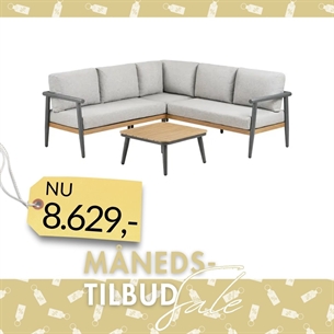 Comillas Hjørne Loungesæt, inkl. hynder