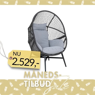 Rosario Loungestol,  polyrattan, inkl. hynder